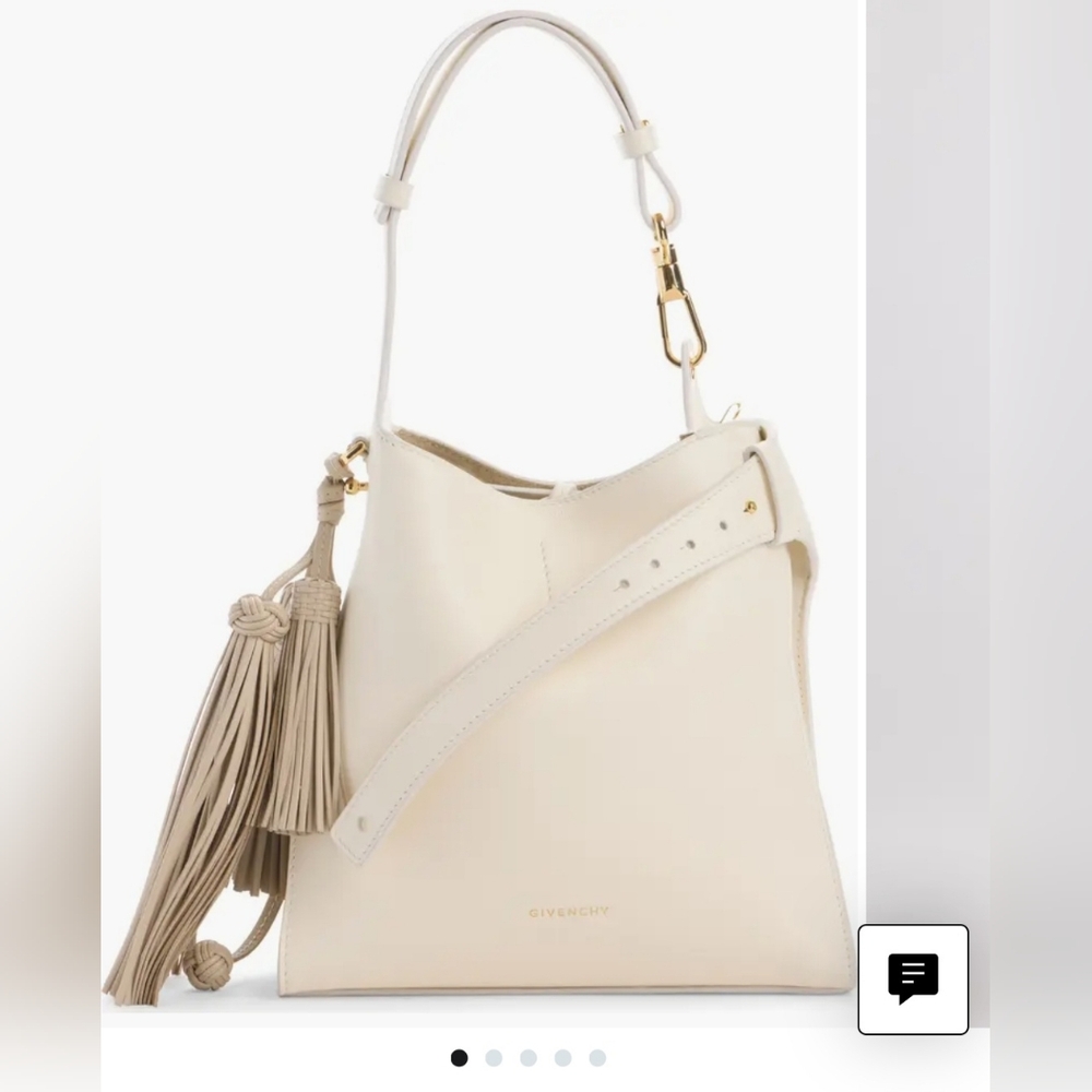 Givenchy Mini Belted Hobo Bag in Ivory Leather NWT